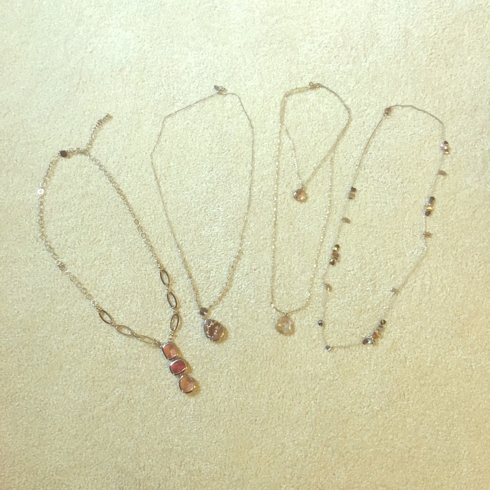 Loft jewelry! Long necklaces! Perfect condition!